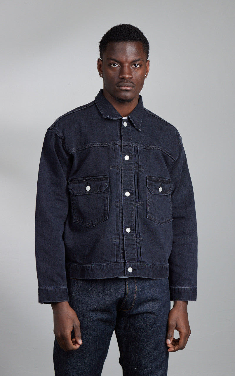 Houston Cone Denim Type 2 Denim Jacket Black Vintage Wash