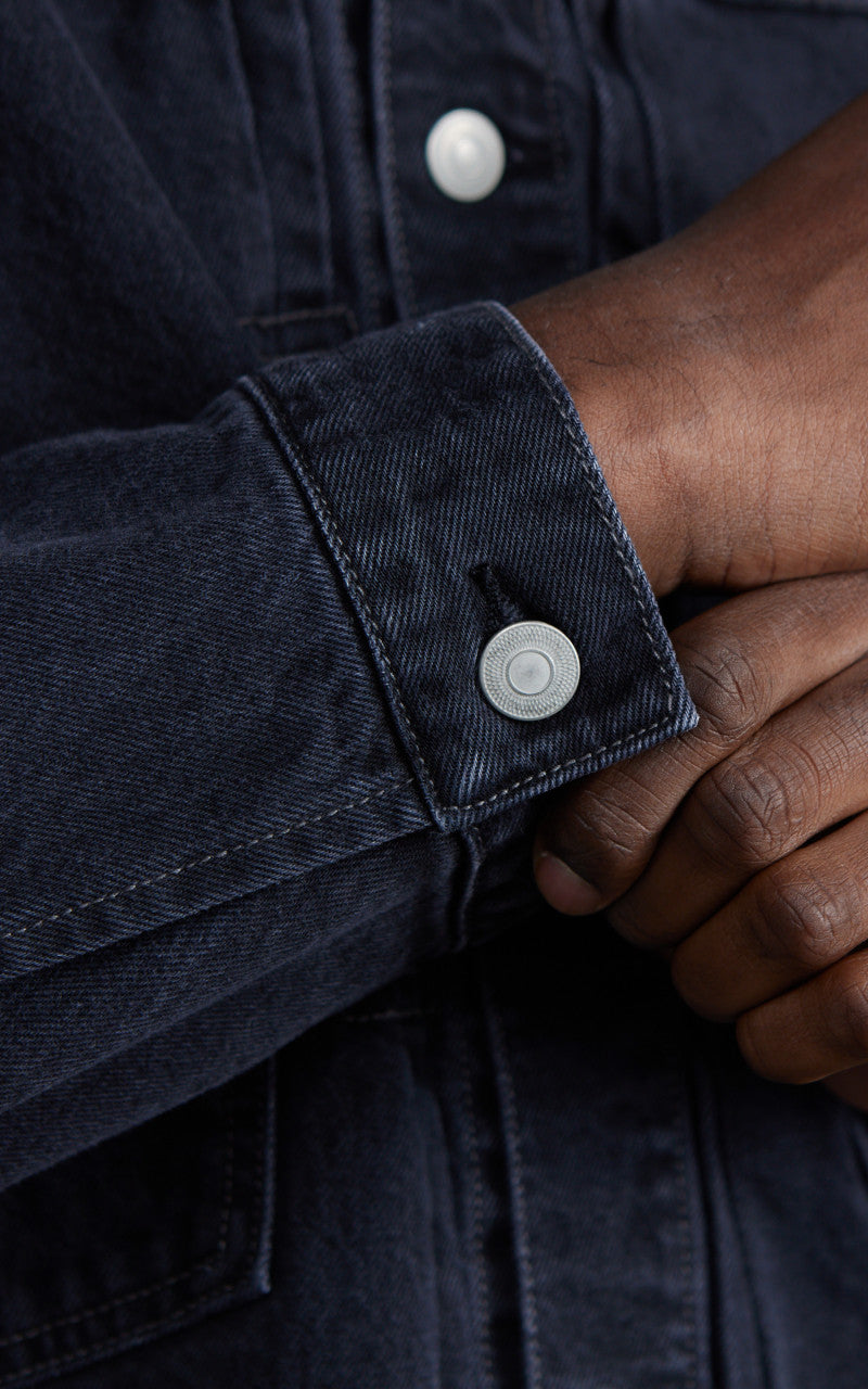 Houston Cone Denim Type 2 Denim Jacket Black Vintage Wash