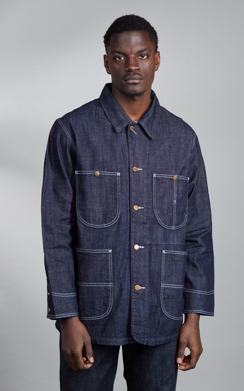 Houston US Cotton Denim Coverall Indigo One Wash