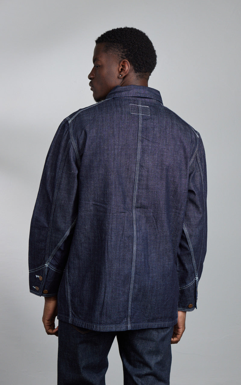 Houston US Cotton Denim Coverall Indigo One Wash