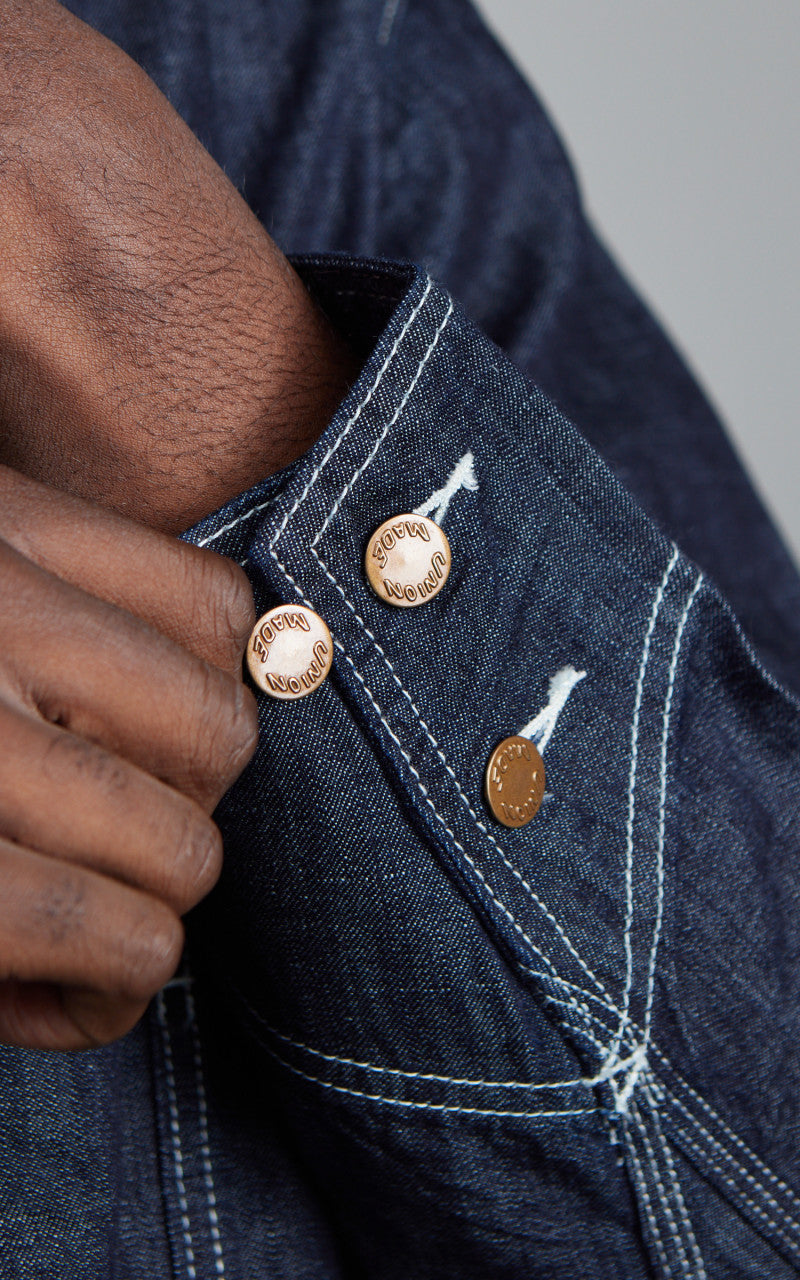 Houston US Cotton Denim Coverall Indigo One Wash