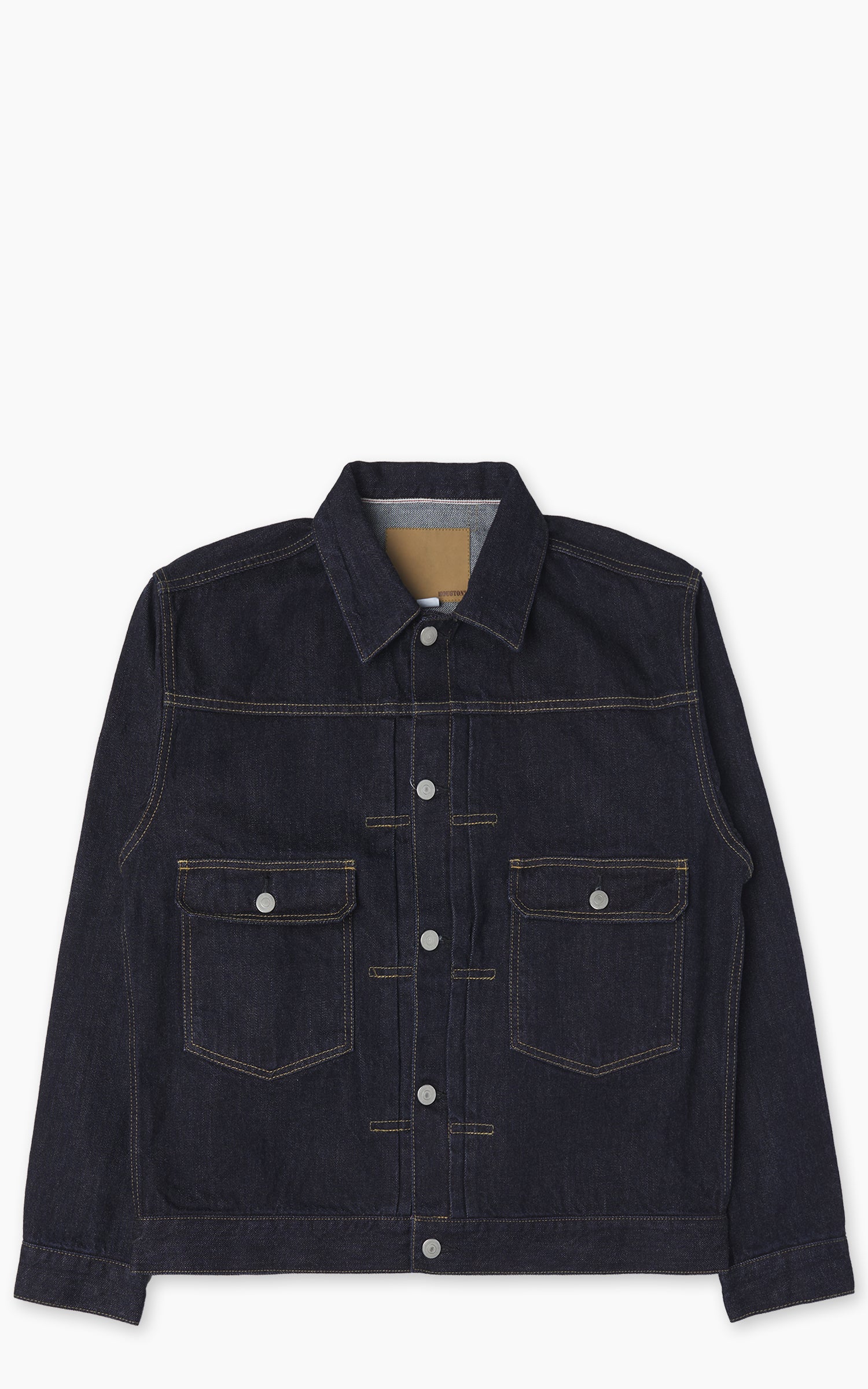 Houston Type 2 Selvedge Denim Jacket Indigo One Wash