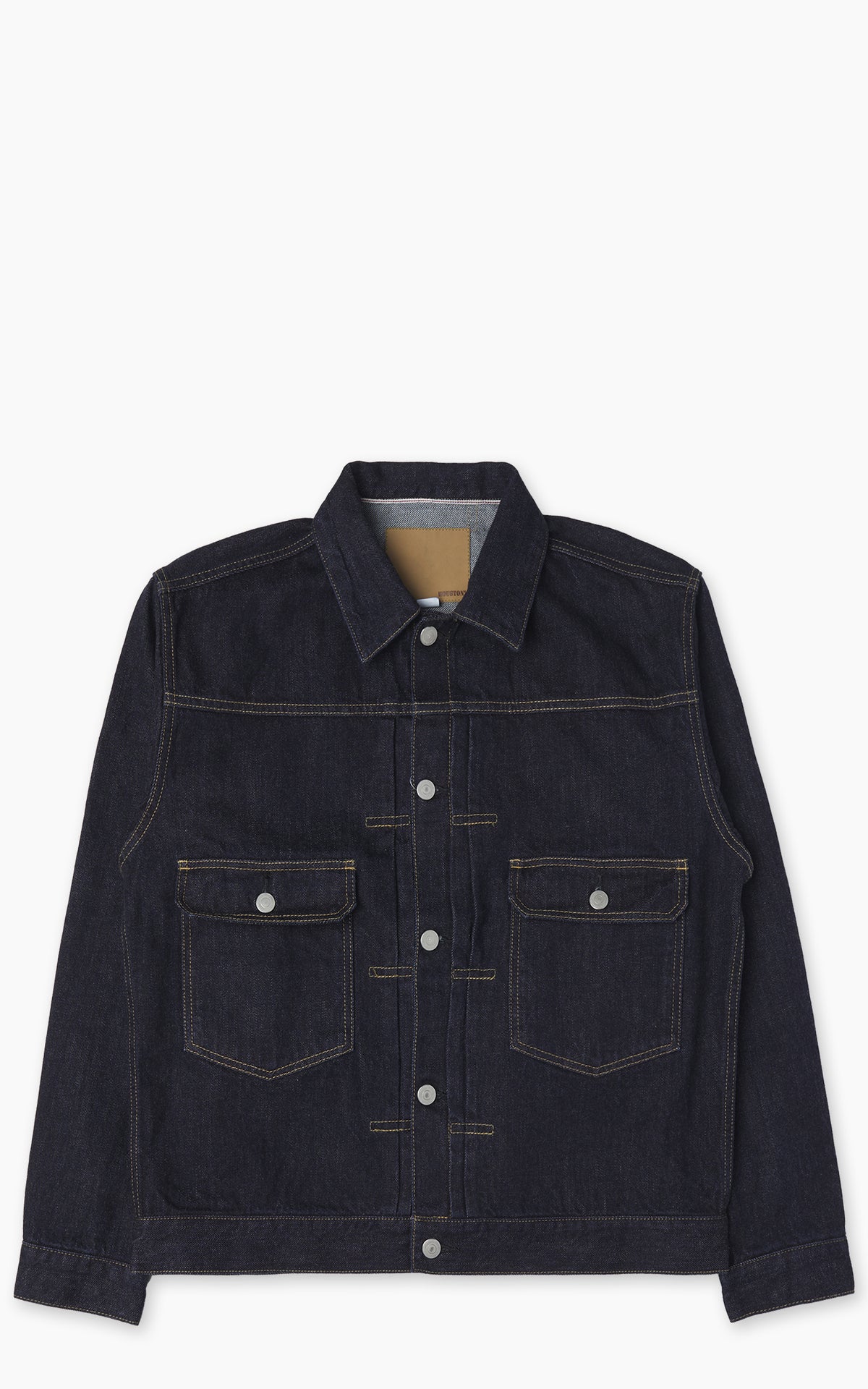 Houston Type 2 Selvedge Denim Jacket Indigo One Wash