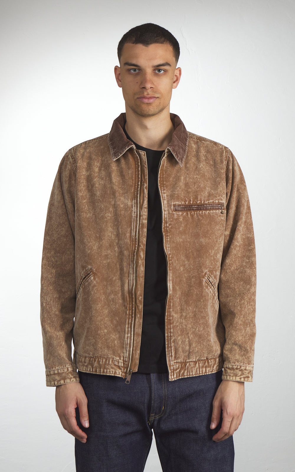 Houston Fade Work Jacket Brown