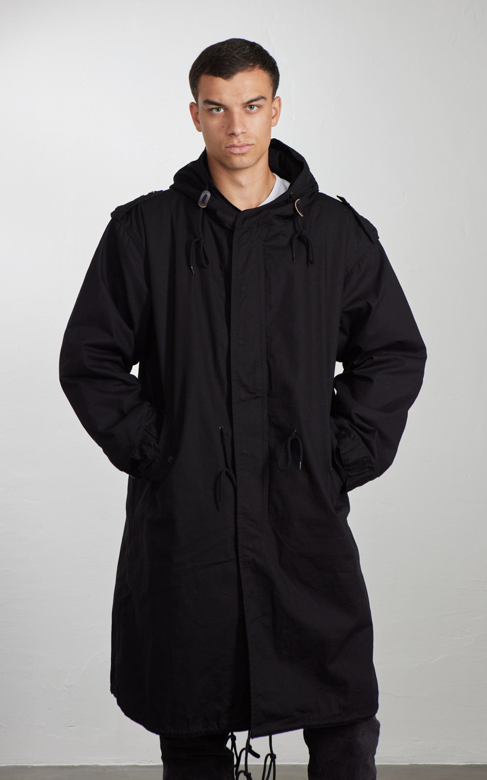 Houston US M51 Fishtail Parka Lined Black
