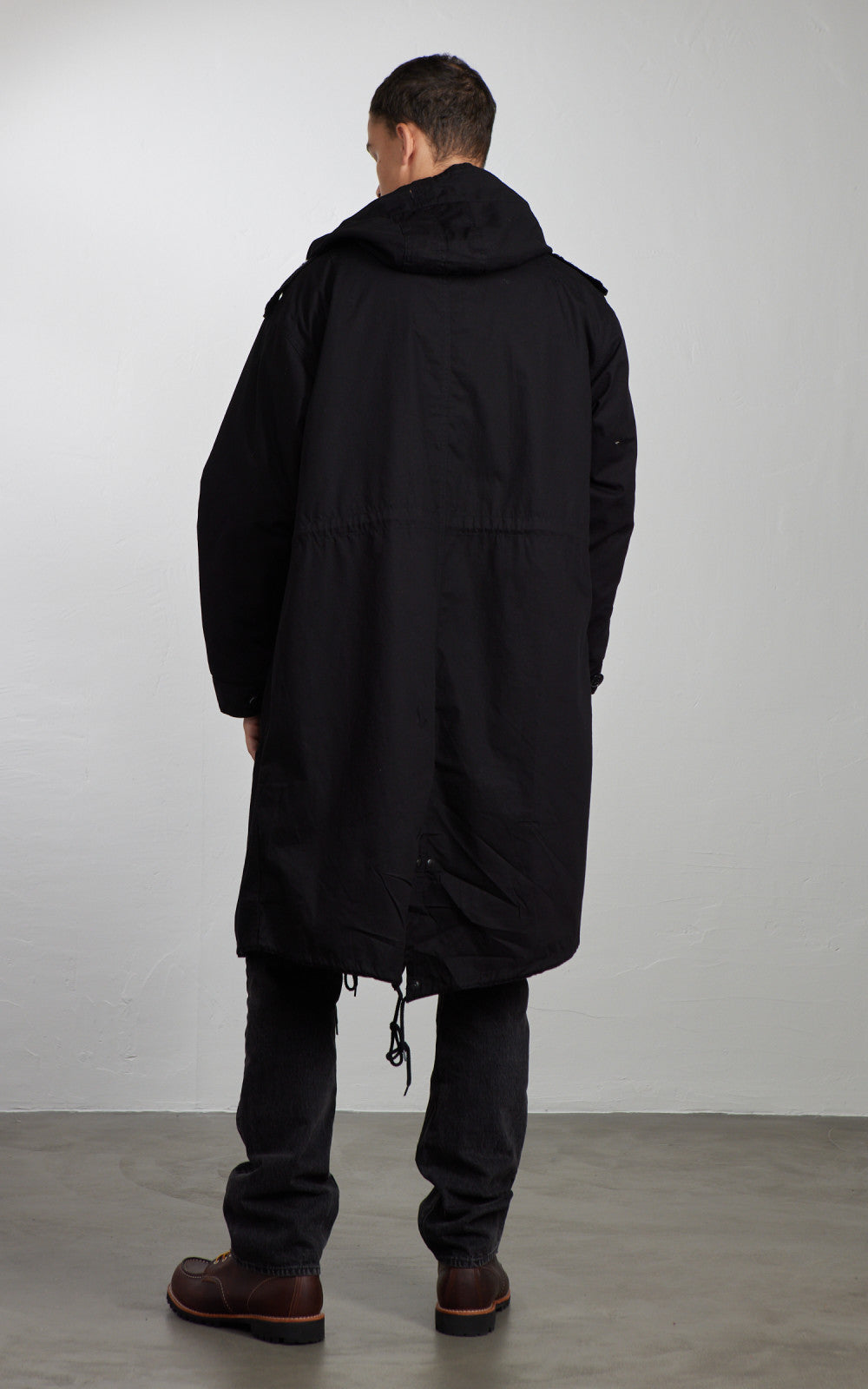 Houston US M51 Fishtail Parka Lined Black