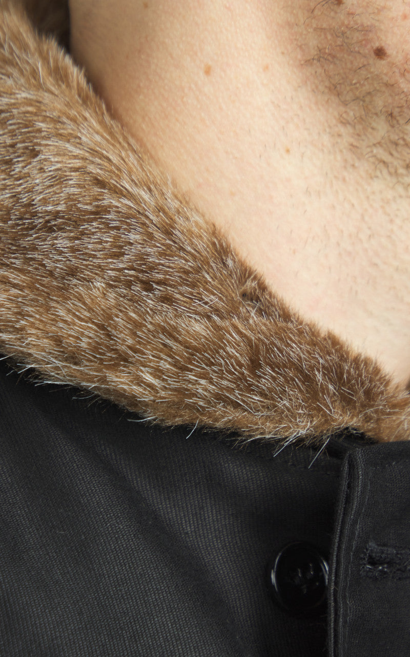 Houston 5N-1 Deck Jacket Heavy Pique Black