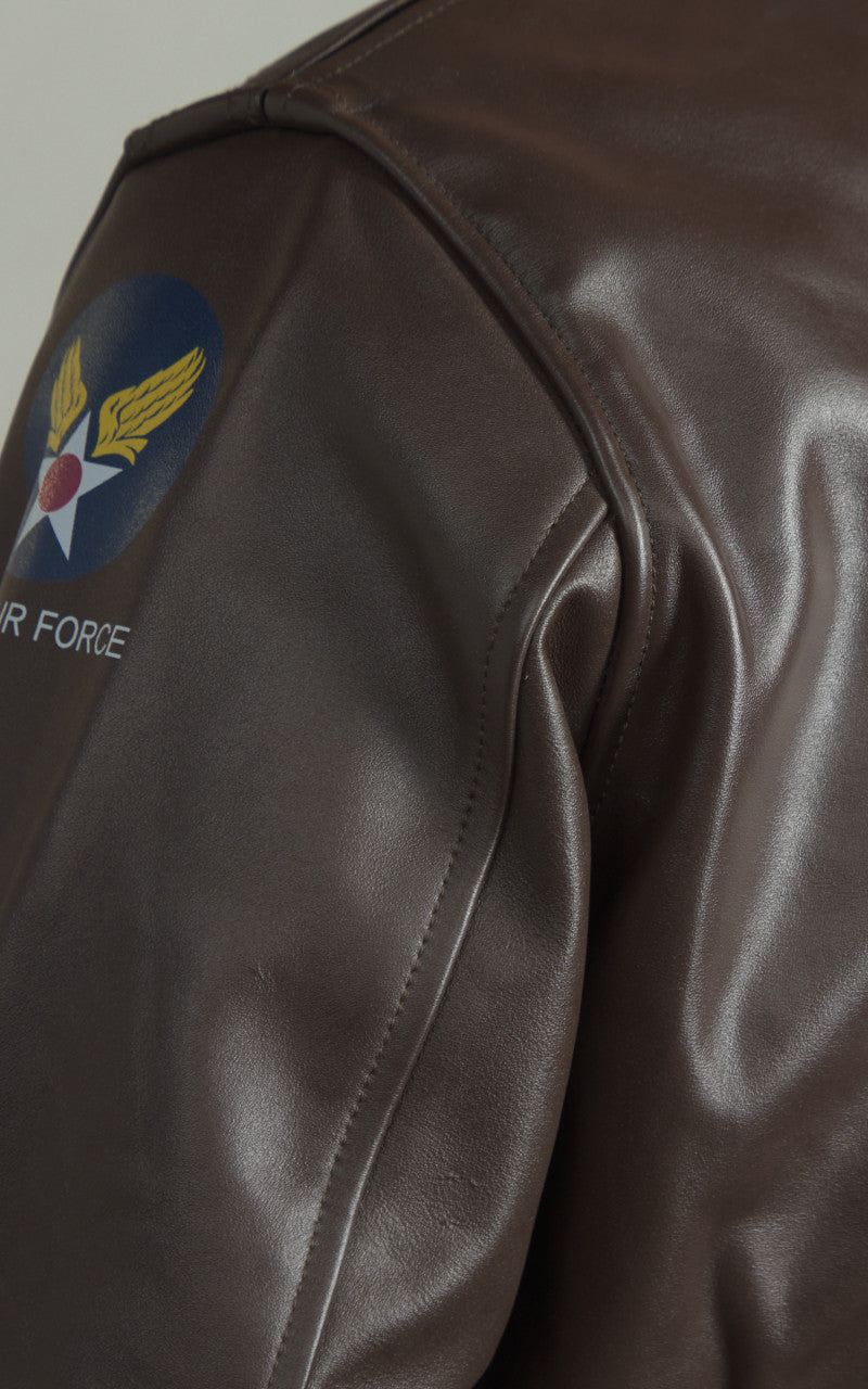 Houston A-2 Leather Jacket Horsehide Brown