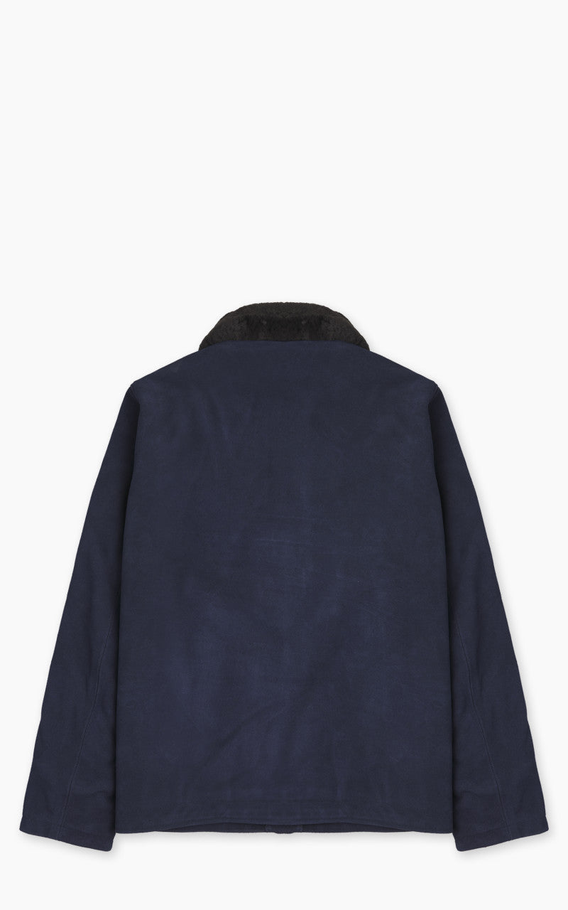 Houston N-1 Deck Jacket Suede Navy