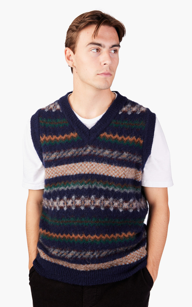 Howlin' A Magic Eye Vest Navy