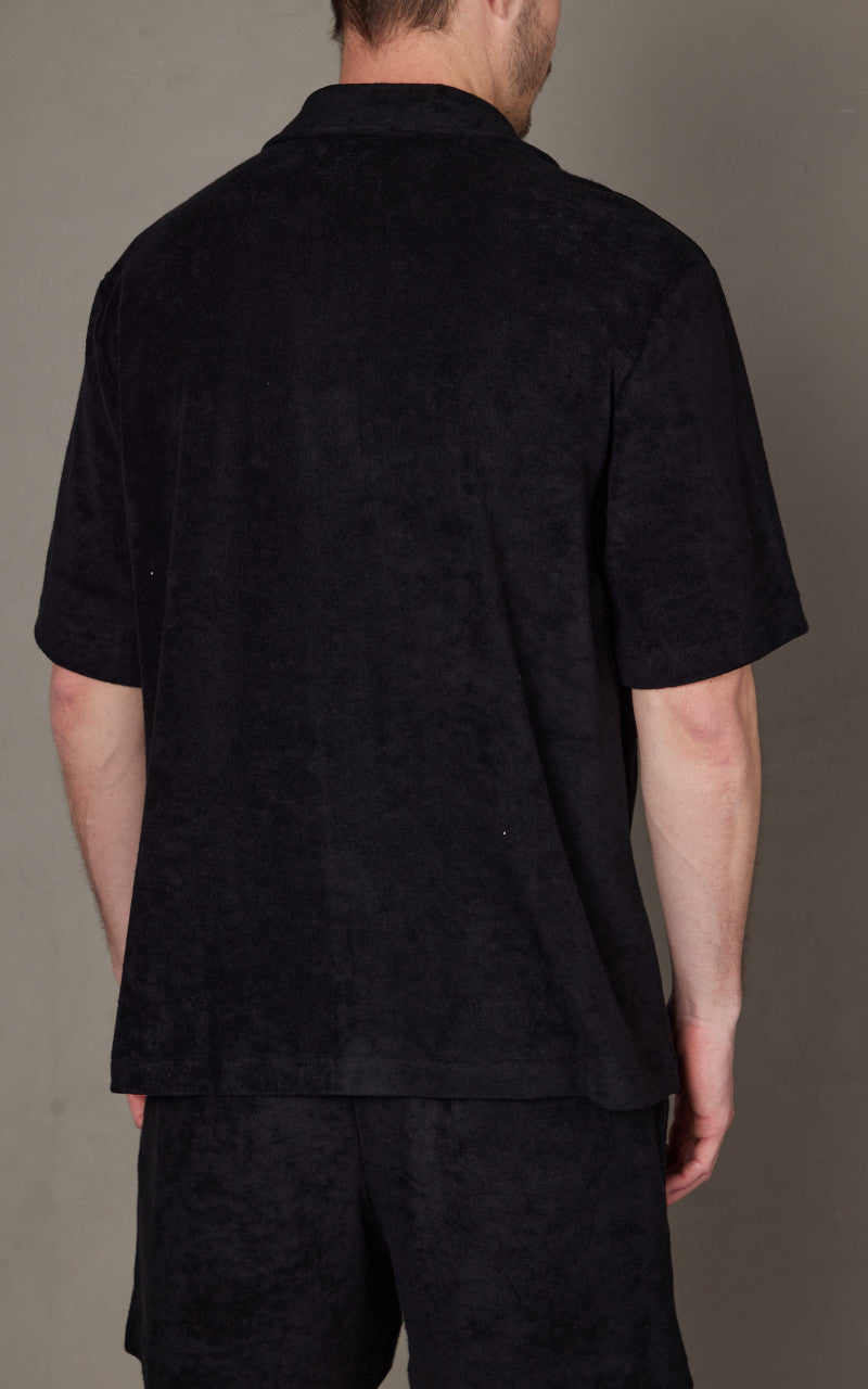 Howlin' Cocktail In Towel Shirt Black