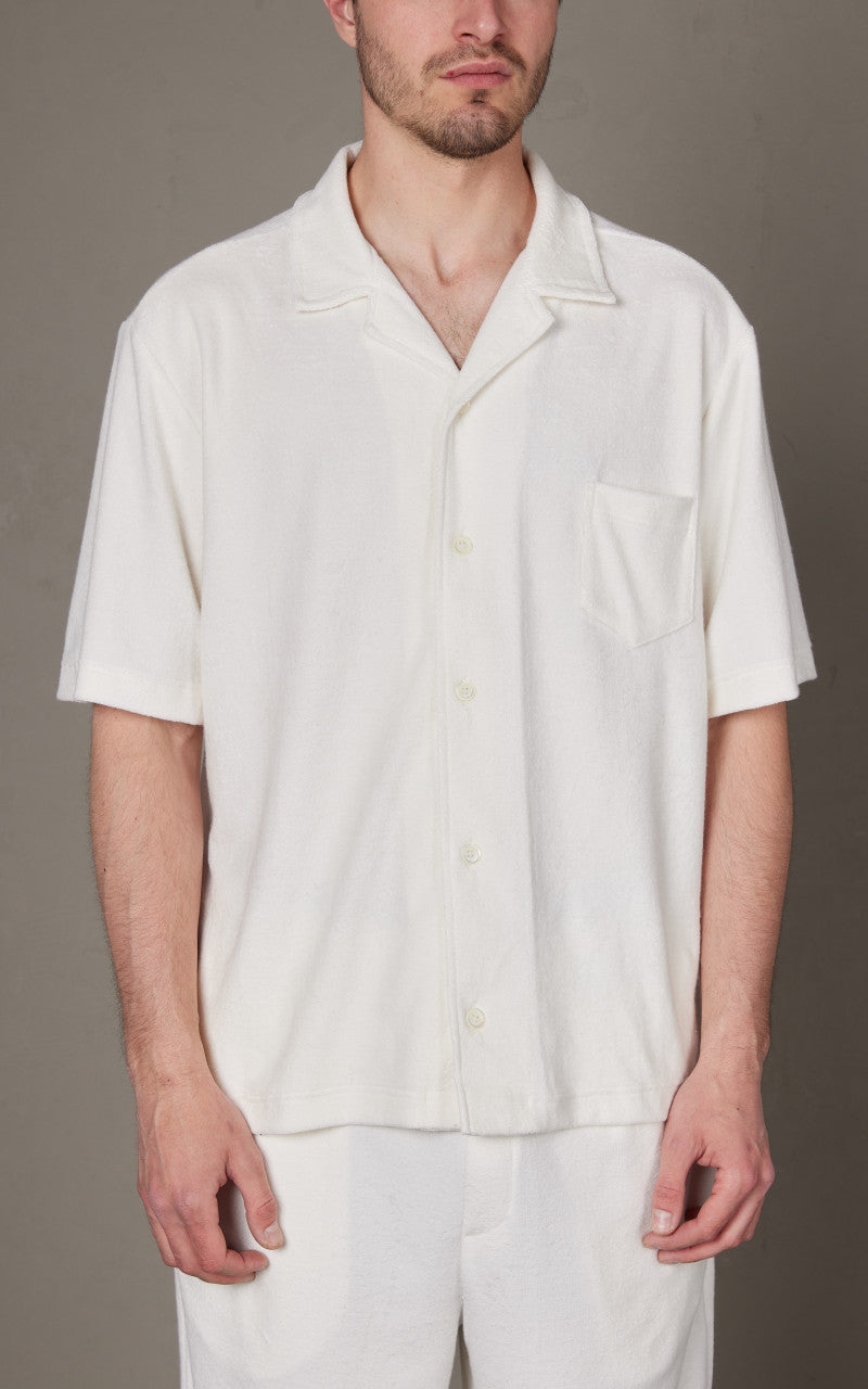 Howlin' Cocktail In Towel Shirt Ecru