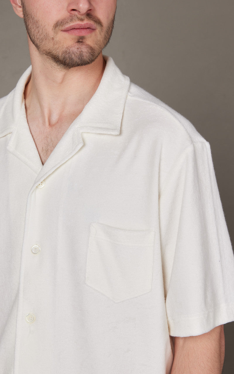 Howlin' Cocktail In Towel Shirt Ecru