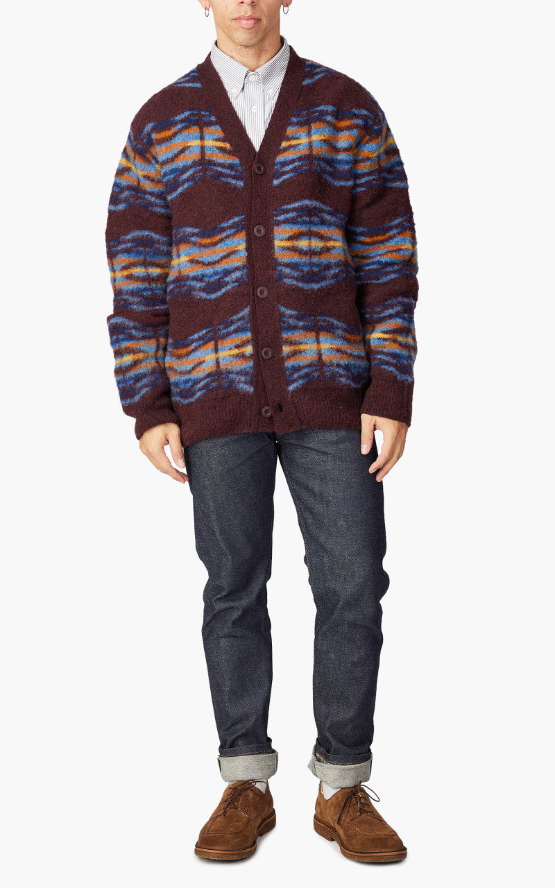 Howlin' Out Of This World Cardigan Bordeaux