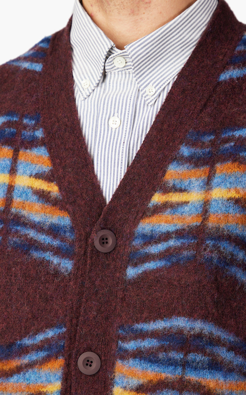 Howlin' Out Of This World Cardigan Bordeaux