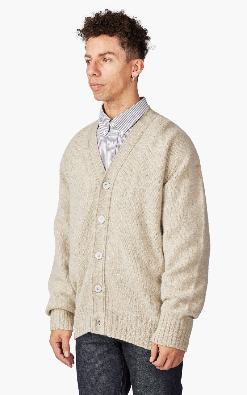 Howlin' Shaggy Bear Cardigan Biscuit