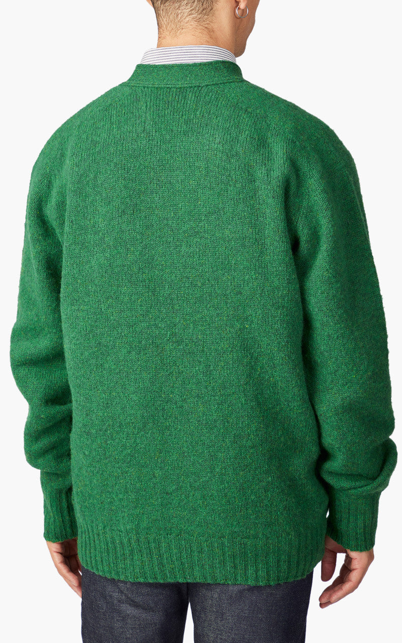 Howlin' Shaggy Bear Cardigan Greenlover