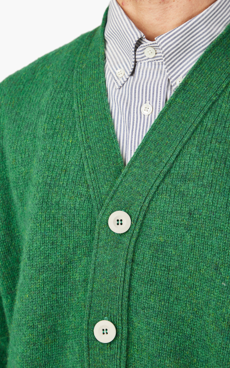 Howlin' Shaggy Bear Cardigan Greenlover