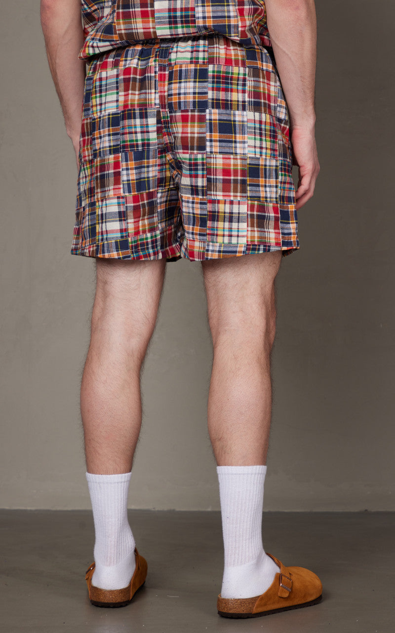 Howlin' Smiling Shorts Multi Madras Patchwork
