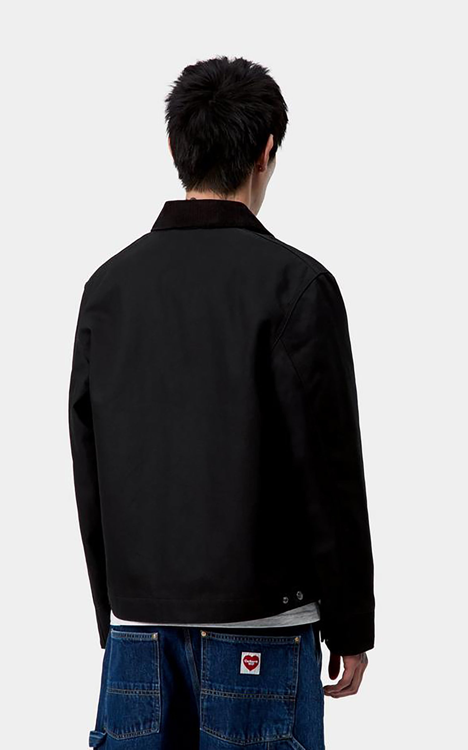 Carhartt WIP Detroit Jacket Winter Dearborn Canvas Rigid Black/Black