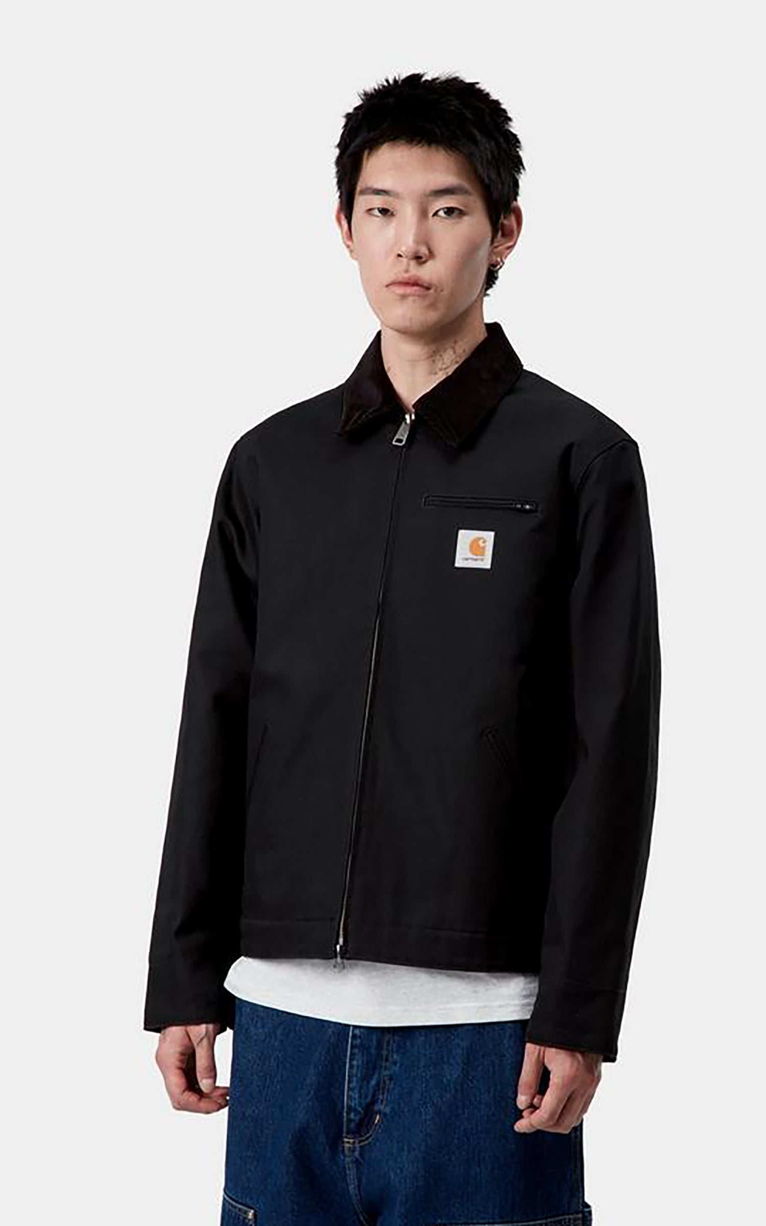 Carhartt WIP Detroit Jacket Winter Dearborn Canvas Rigid Black/Black