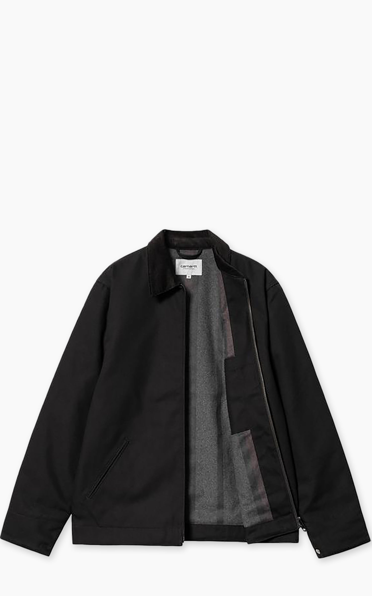 Carhartt WIP Detroit Jacket Winter Dearborn Canvas Rigid Black/Black