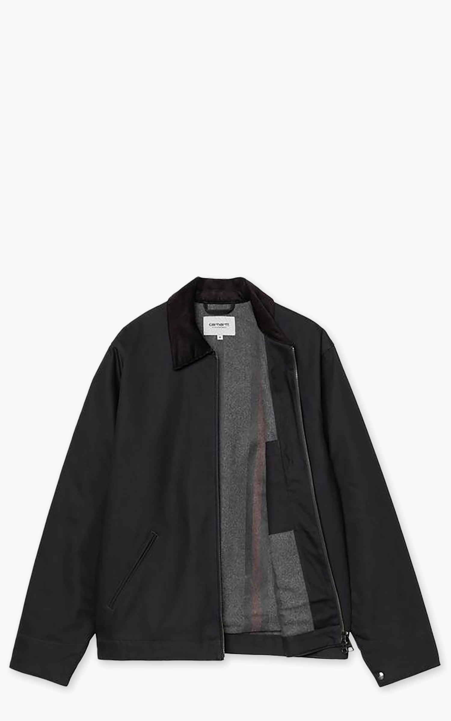 Carhartt WIP Detroit Jacket Winter Dearborn Canvas Rigid Dark Navy/Black