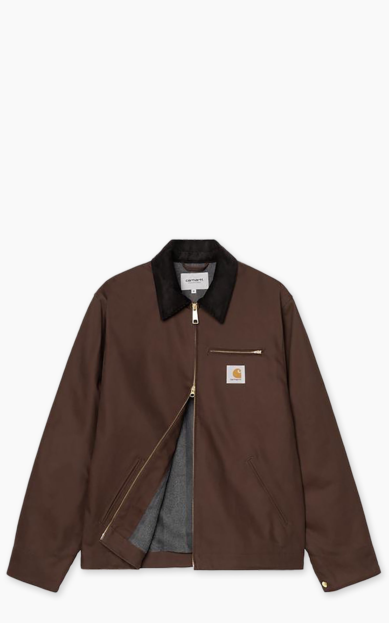 Carhartt WIP Detroit Jacket Winter Dearborn Canvas Rigid Tobacco/Black