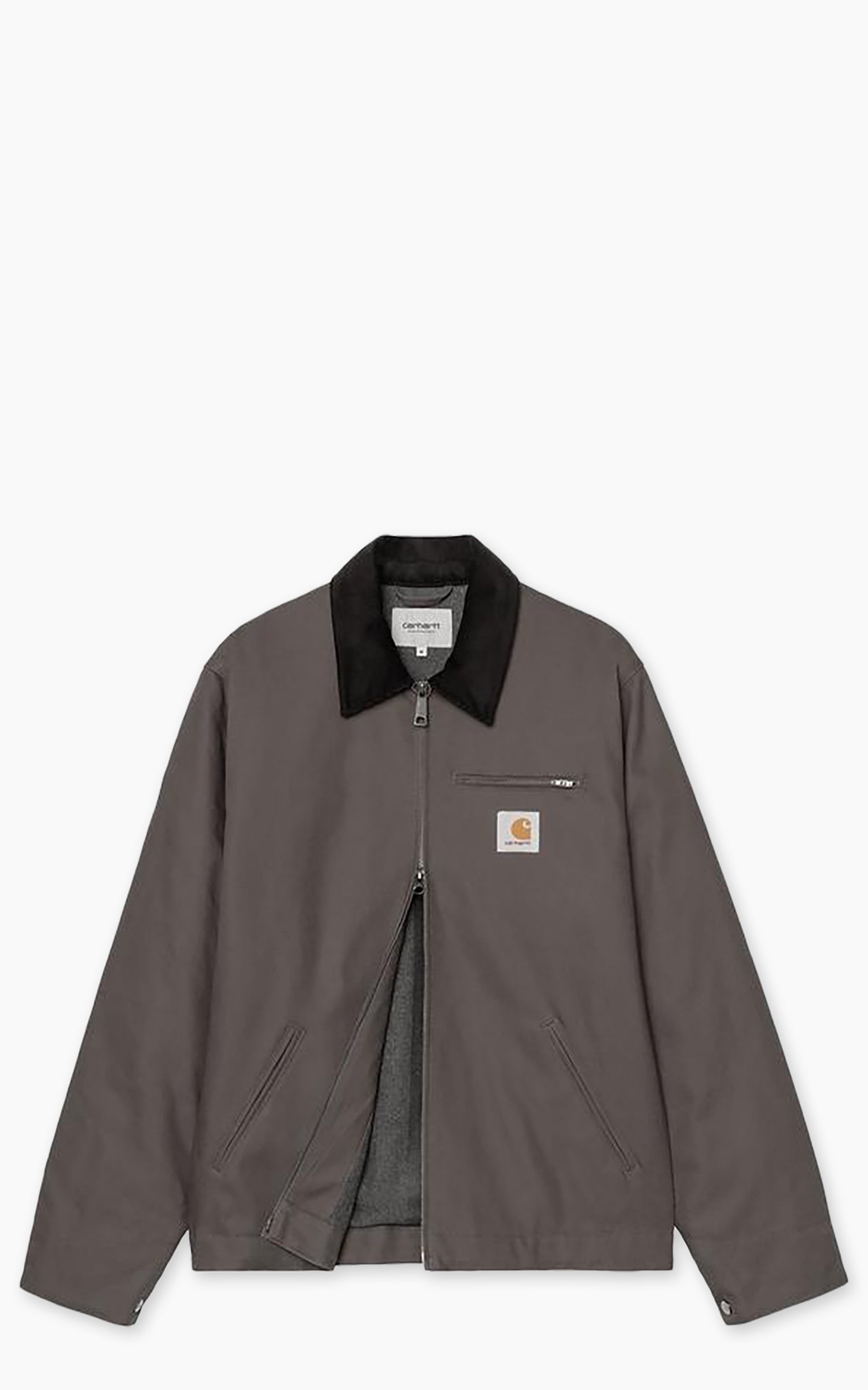 Carhartt WIP Detroit Jacket Winter Dearborn Canvas Rigid Graphite/Black