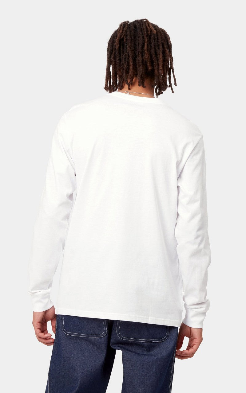 Carhartt WIP L/S Pocket T-Shirt White