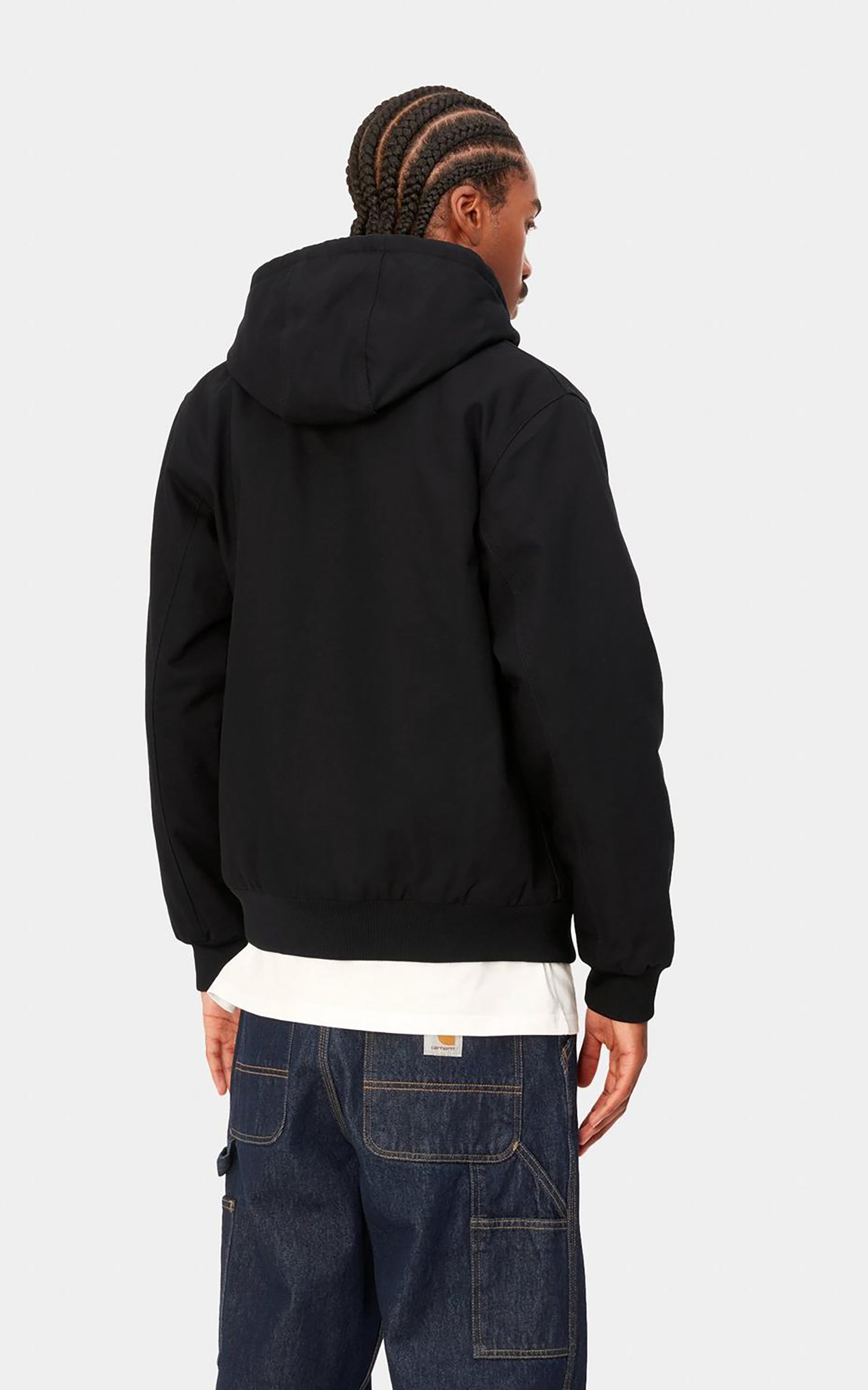 Carhartt WIP Active Jacket Winter Dearborn Canvas Rigid Black