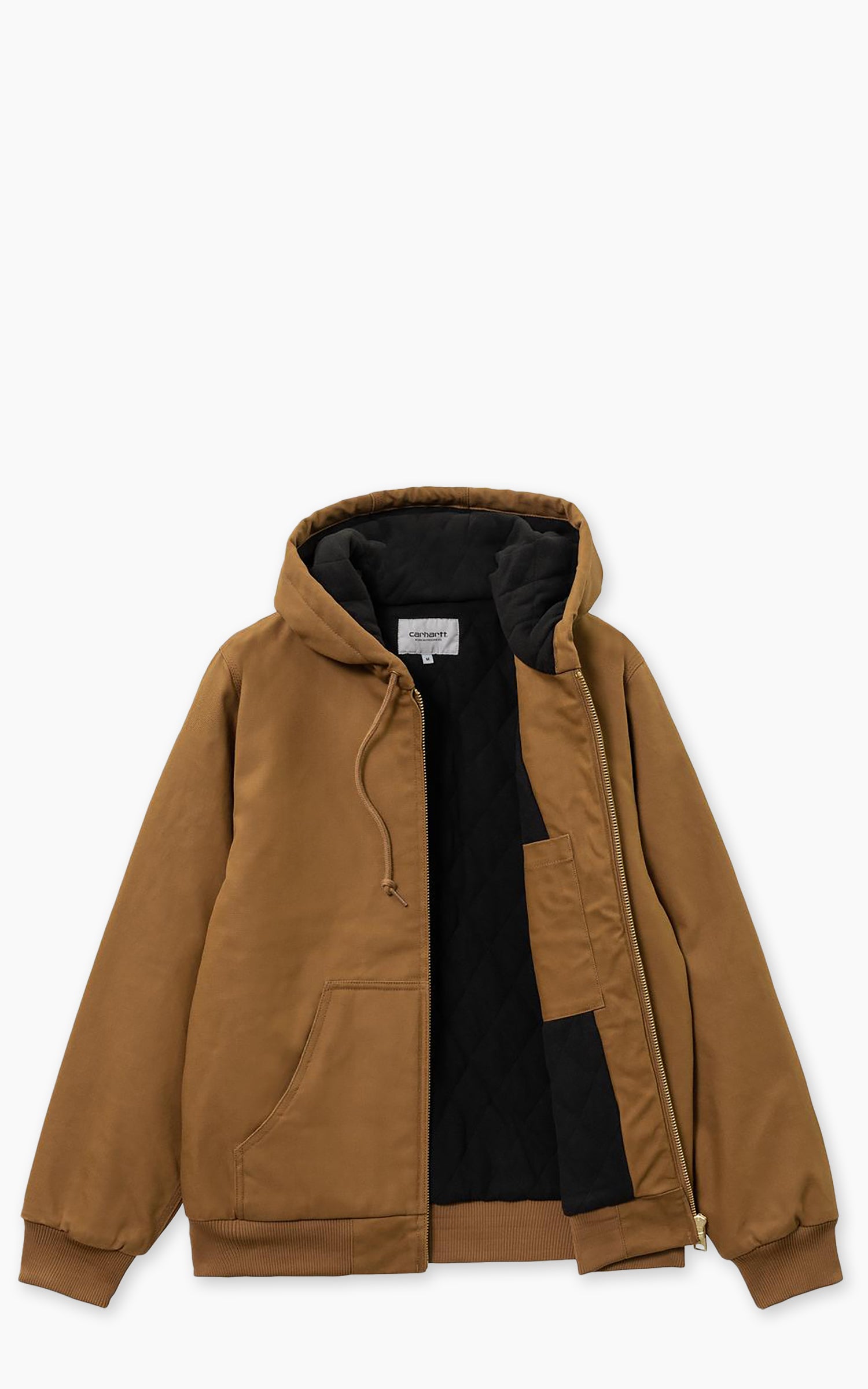 Carhartt WIP Active Jacket Winter Dearborn Canvas Rigid Hamilton Brown