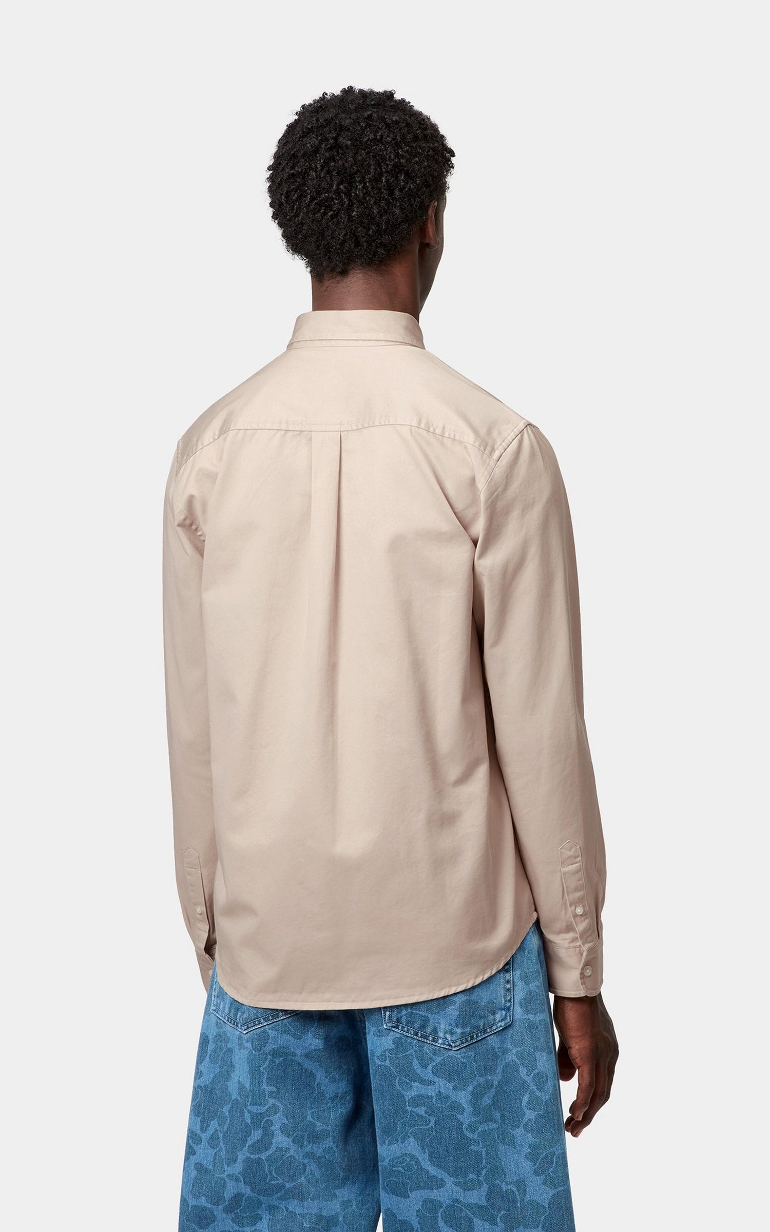 Carhartt WIP L/S Madison Shirt Fleur De Sel/Wax