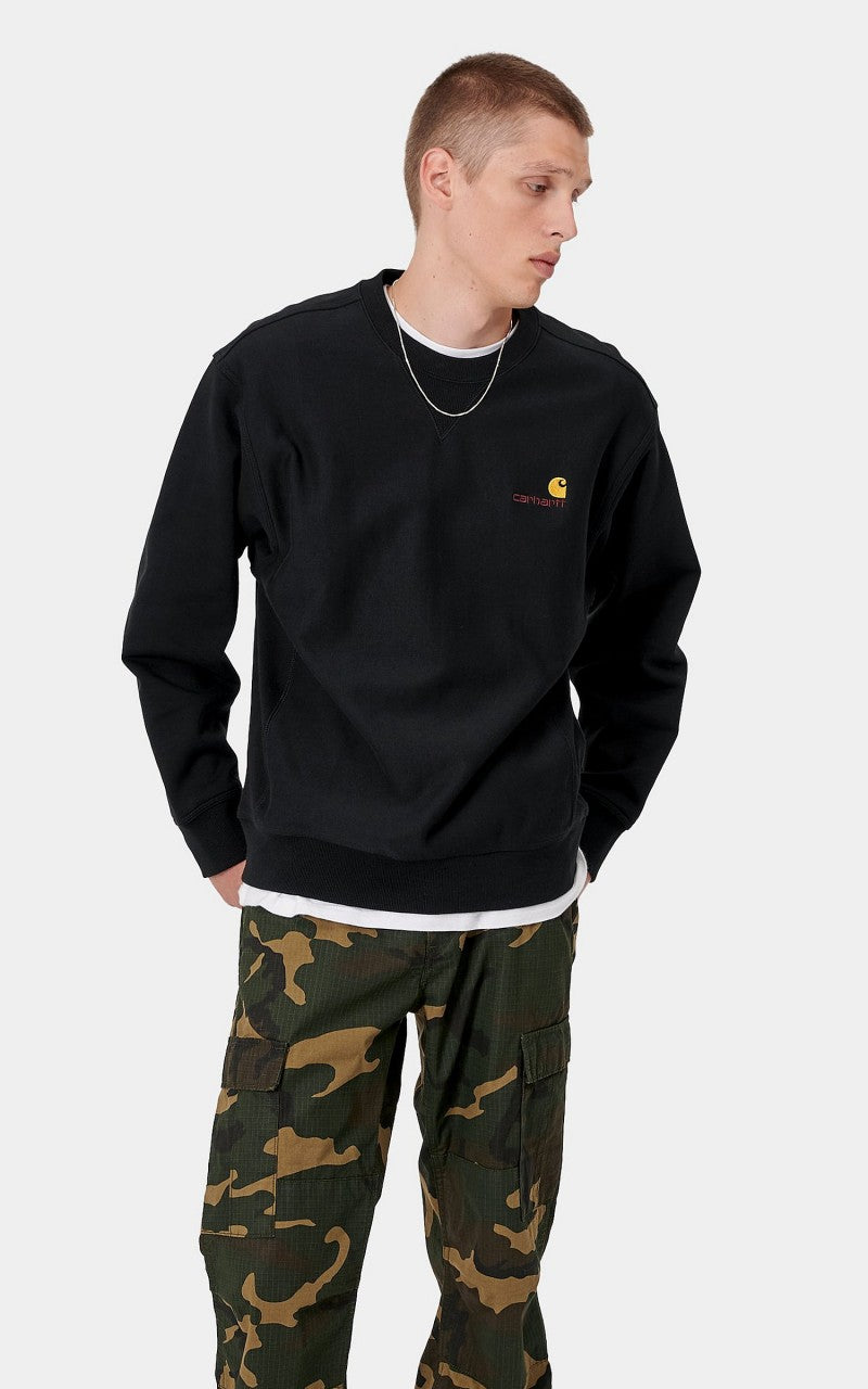 Carhartt WIP American Script Sweatshirt Black