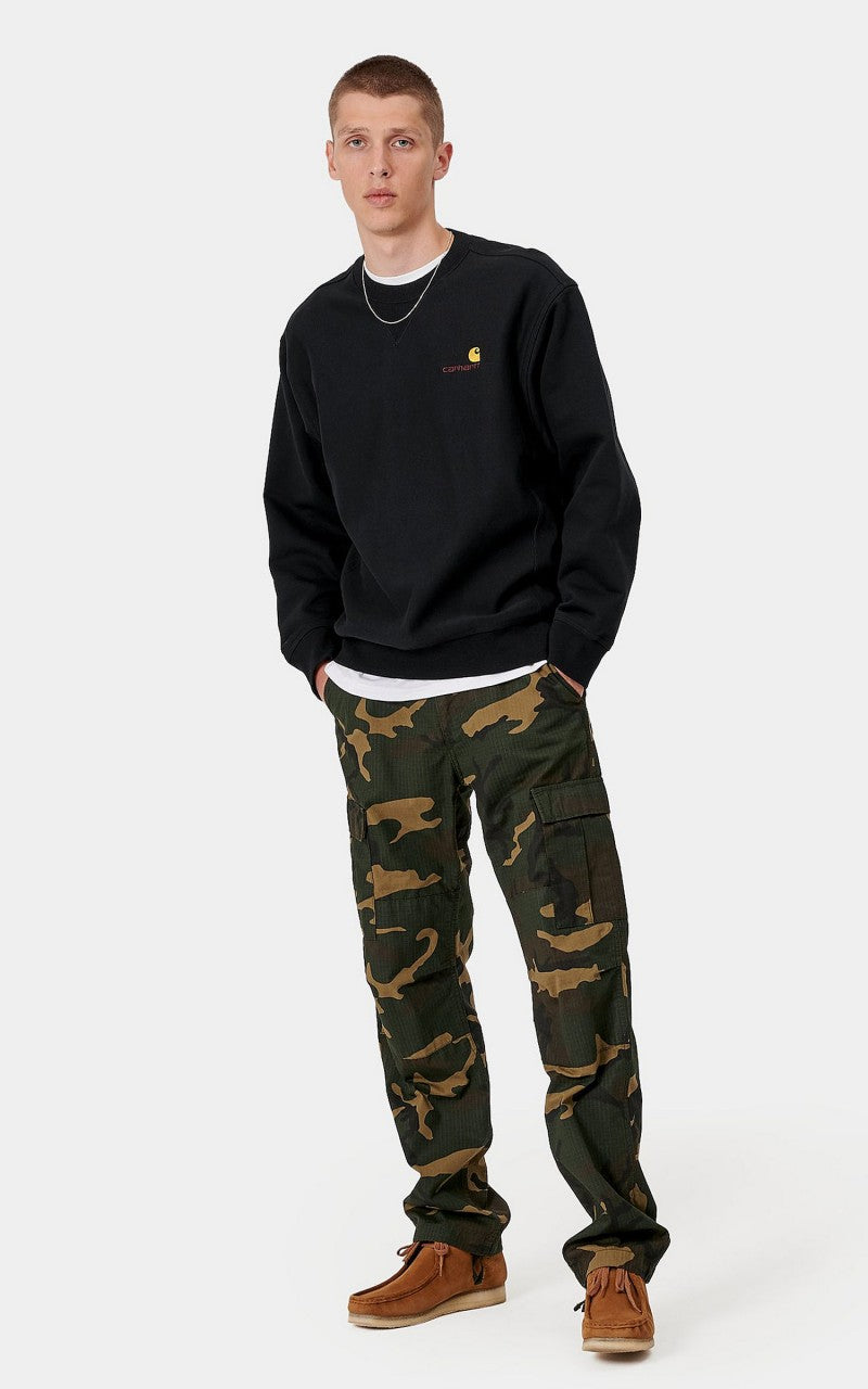 Carhartt WIP American Script Sweatshirt Black