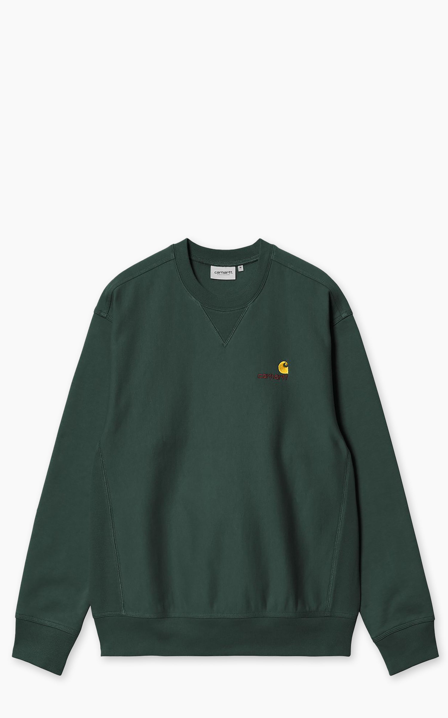 Carhartt WIP American Script Sweatshirt Kale Green