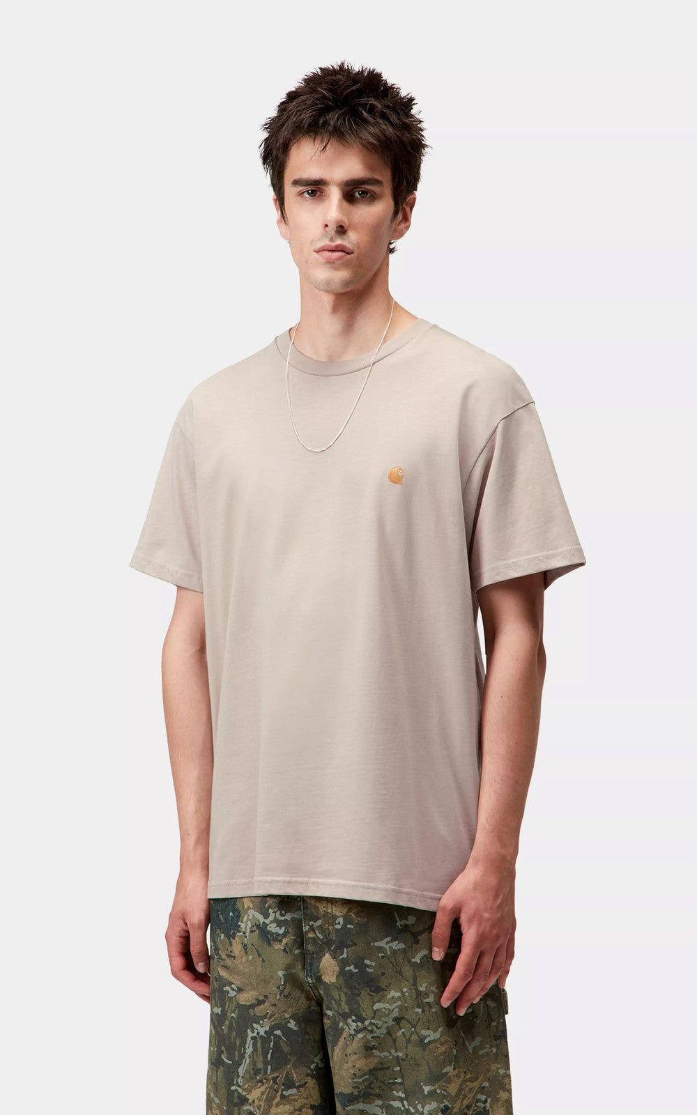 Carhartt WIP S/S Chase T-Shirt Fleur De Sel/Gold