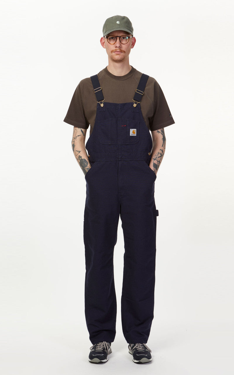 Carhartt WIP Bib Overall Dark Navy Rinsed