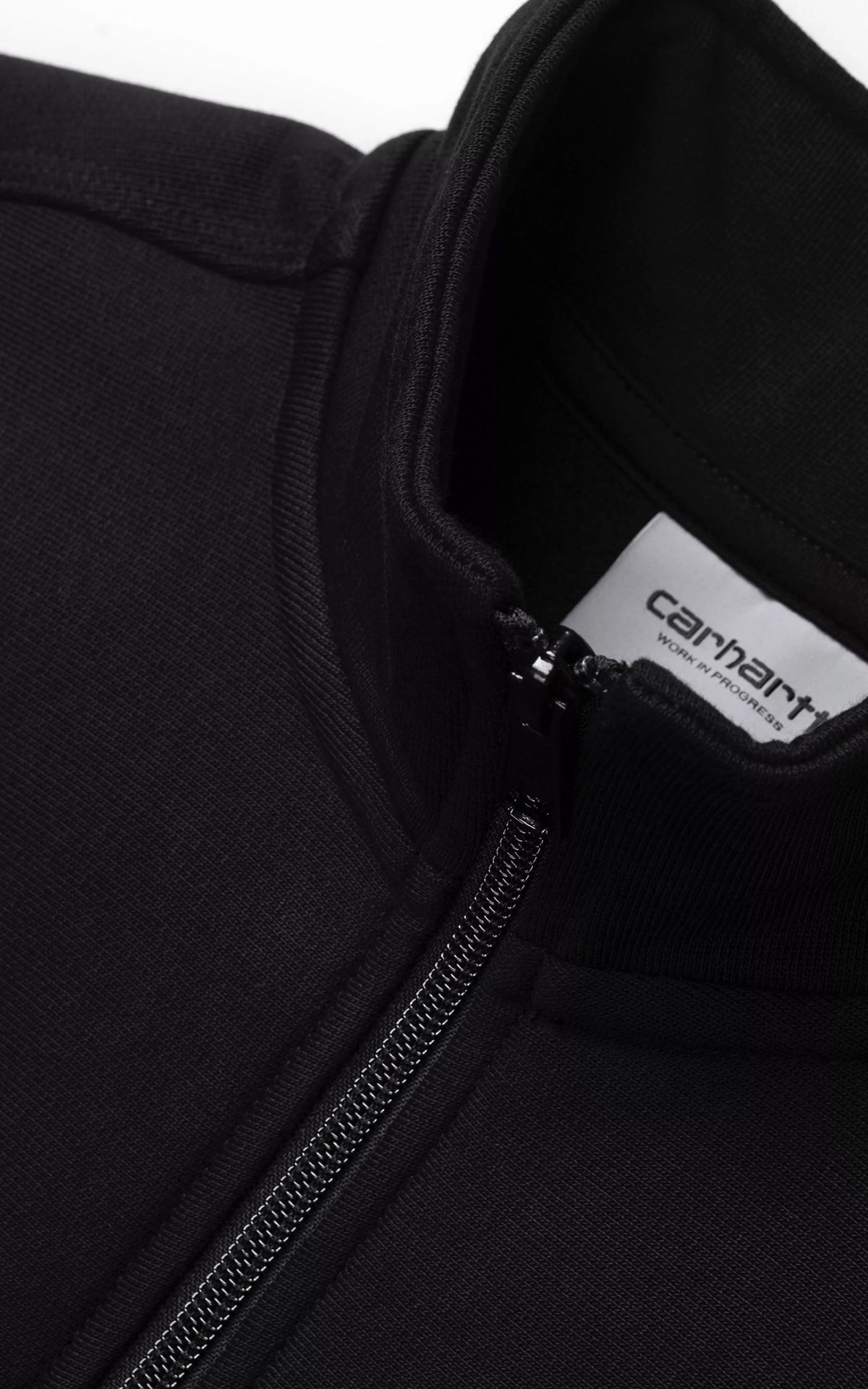 Carhartt WIP Half Zip American Script Sweatshirt Black