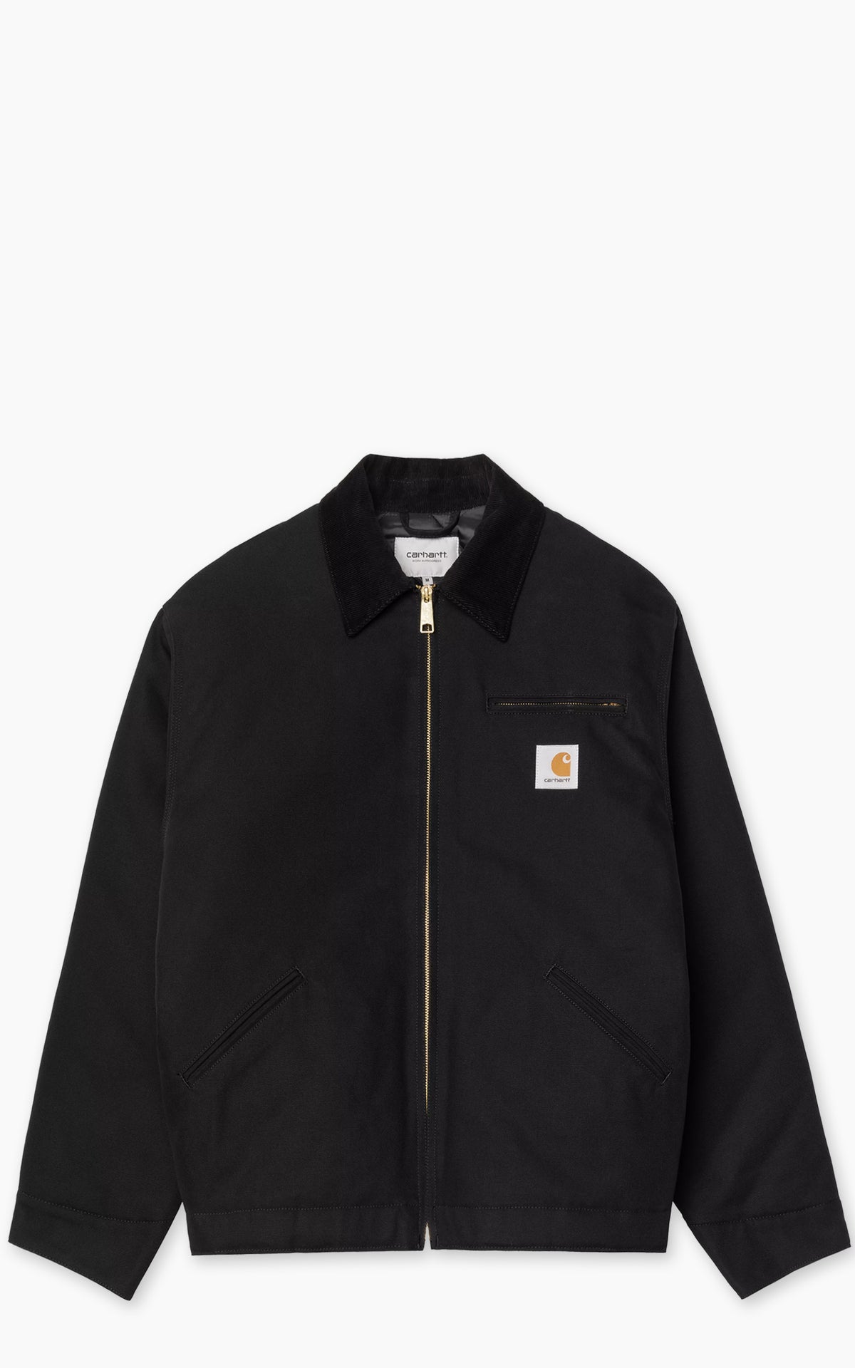 Carhartt WIP OG Detroit Jacket Winter Dearborn Canvas Rigid Black/Black