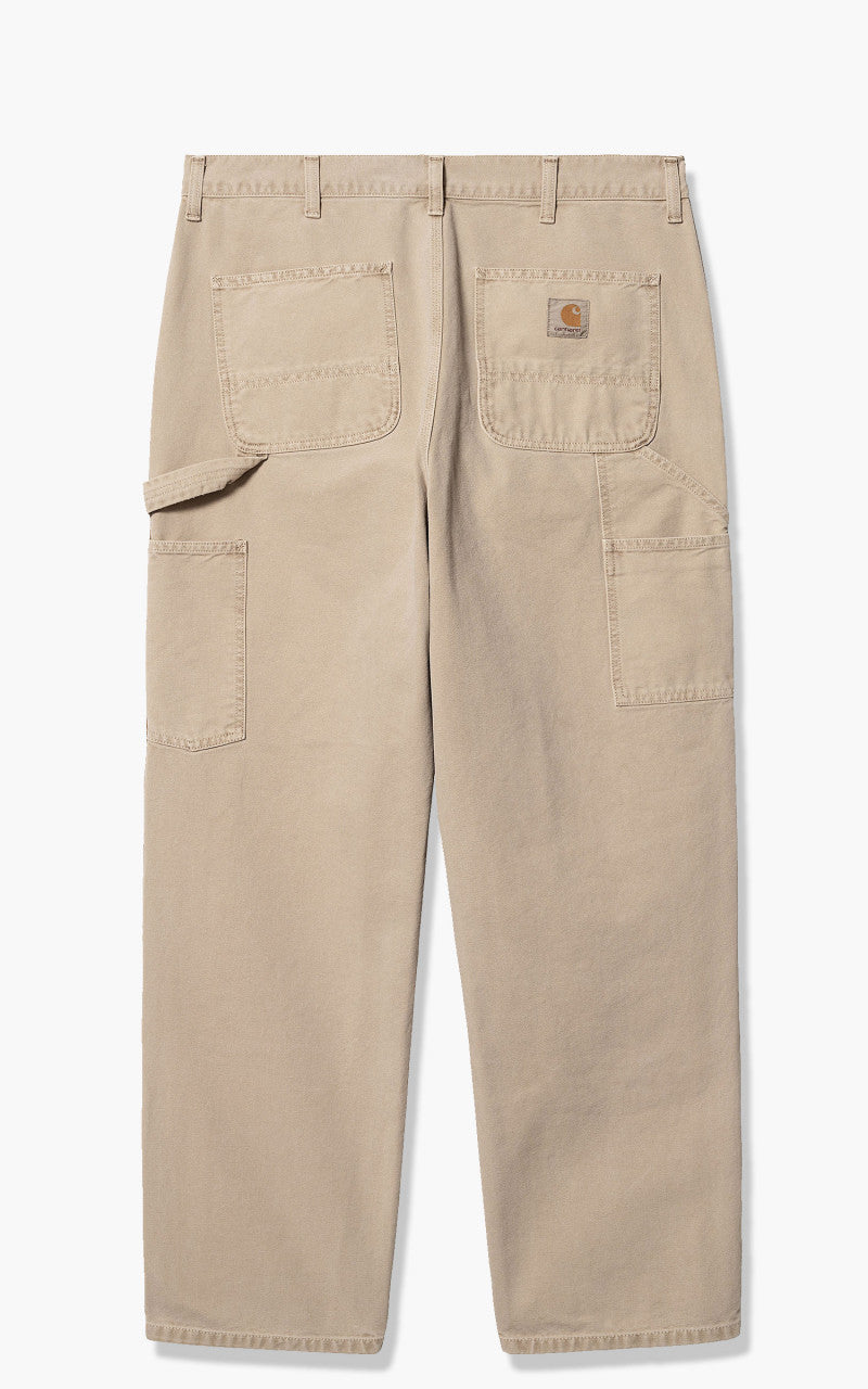 Carhartt WIP Double Knee Pant Dearborn Canvas Faded Dusty H Brown