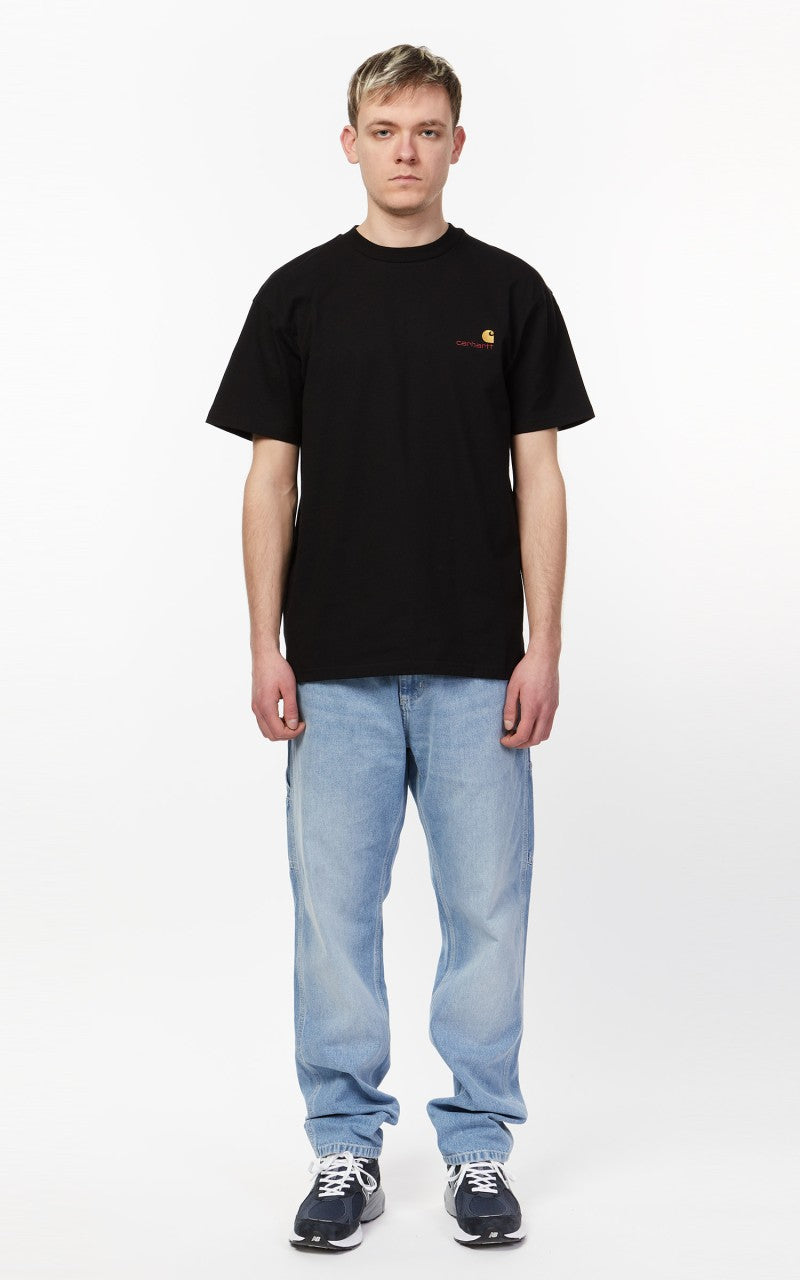 Carhartt WIP S/S American Script T-Shirt Black