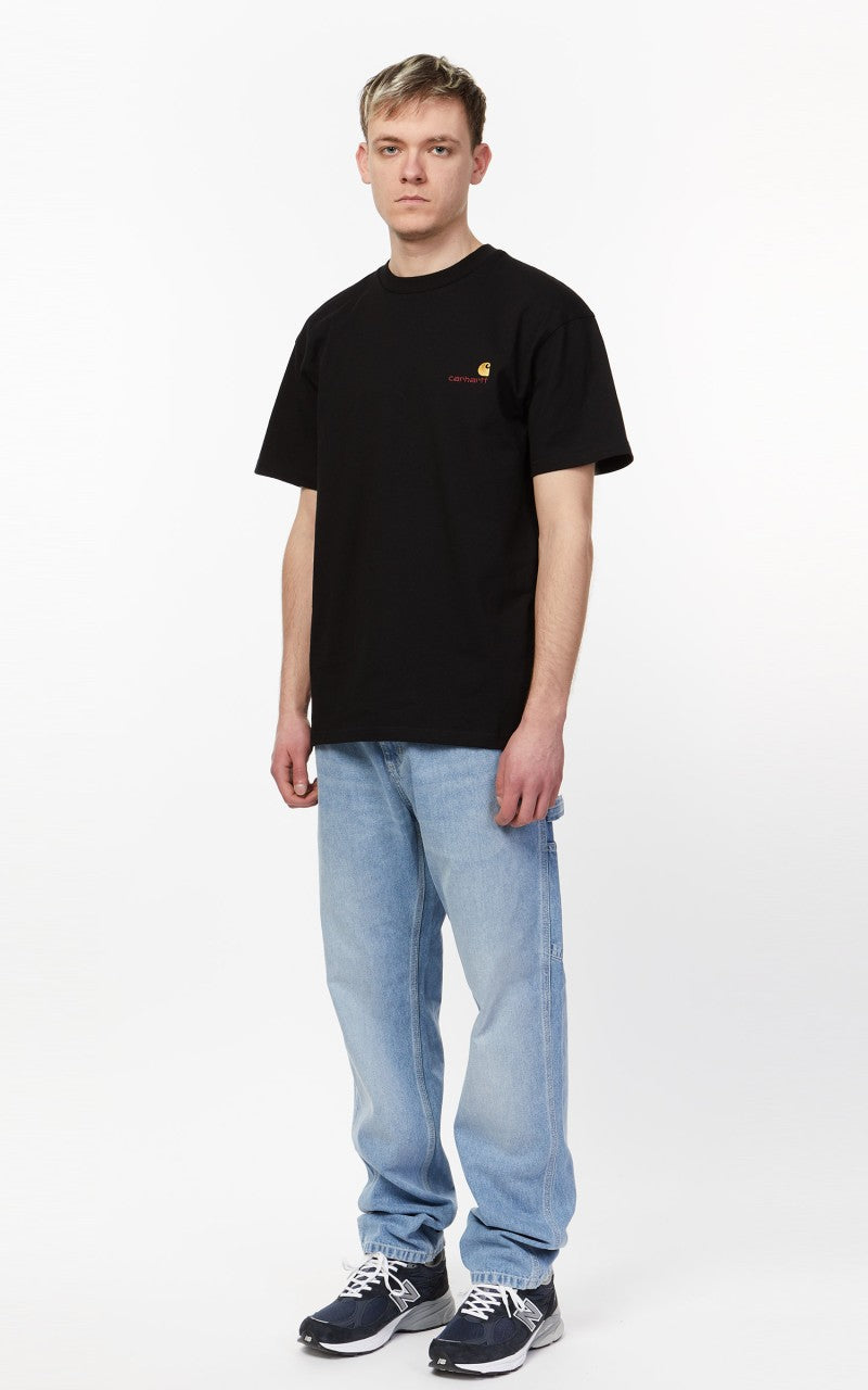 Carhartt WIP S/S American Script T-Shirt Black