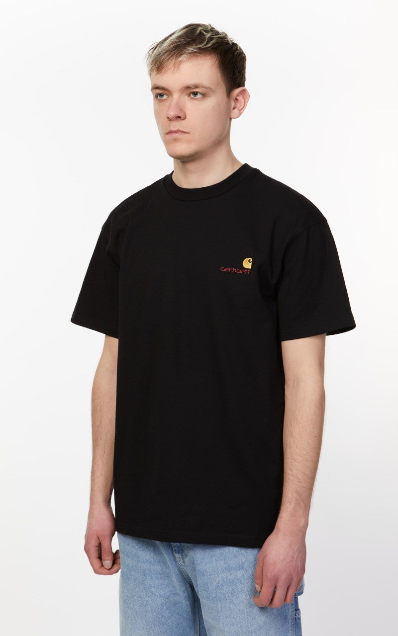 Carhartt WIP S/S American Script T-Shirt Black