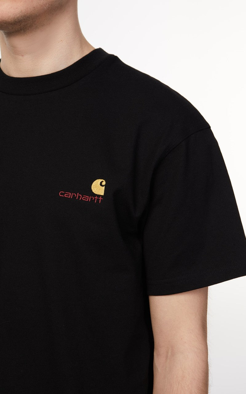 Carhartt WIP S/S American Script T-Shirt Black