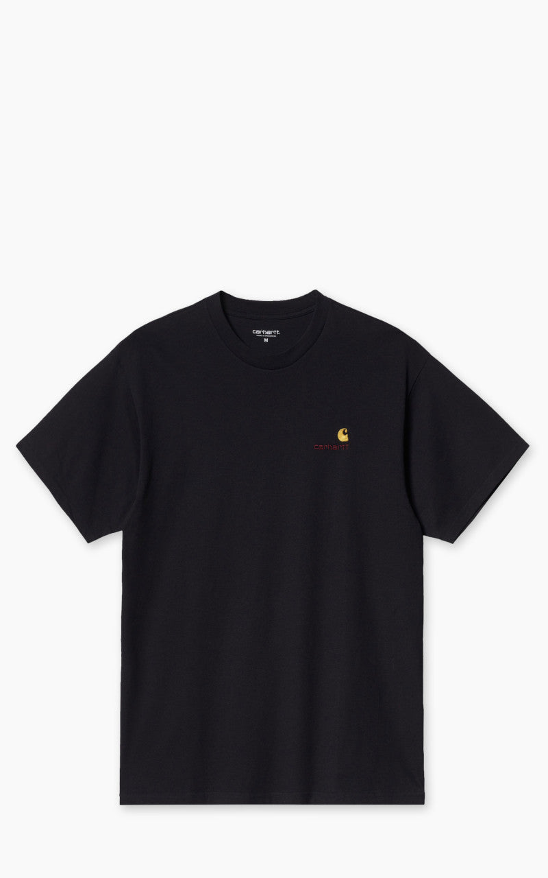Carhartt WIP S/S American Script T-Shirt Black