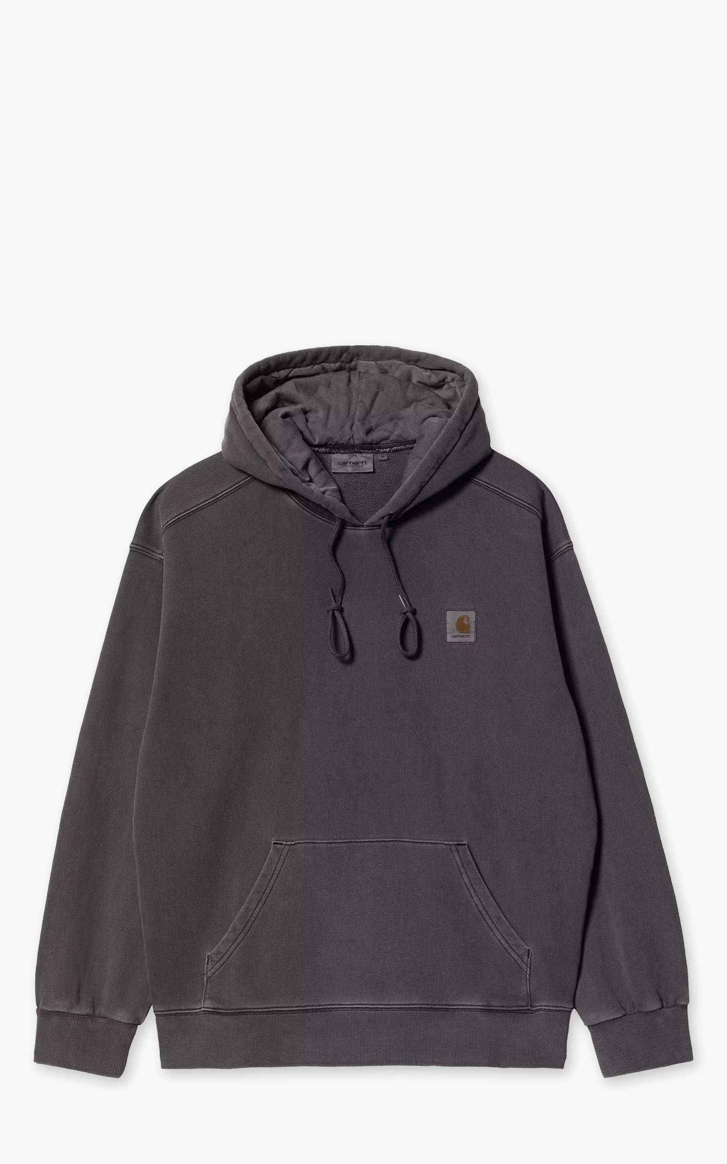 Carhartt WIP Hooded Nelson Sweatshirt Garment Dyed Black