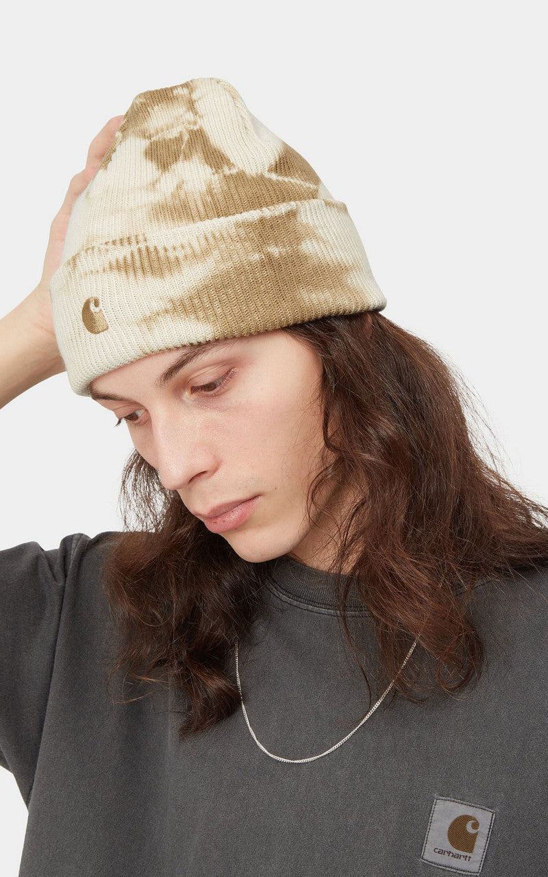 Carhartt WIP Vista Beanie Dusty H Brown/Natural