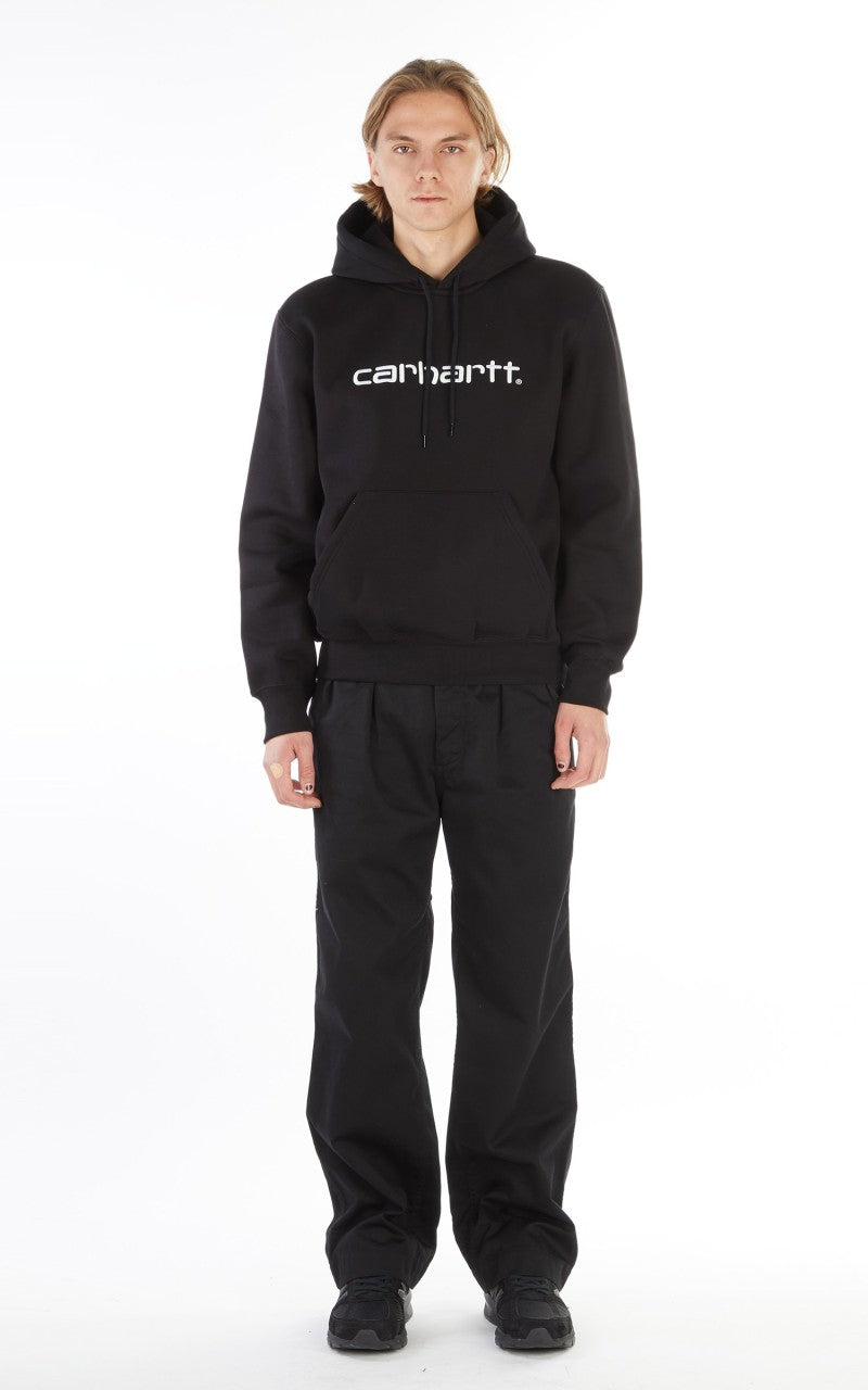 Carhartt WIP Hooded Carhartt Sweat Black/White