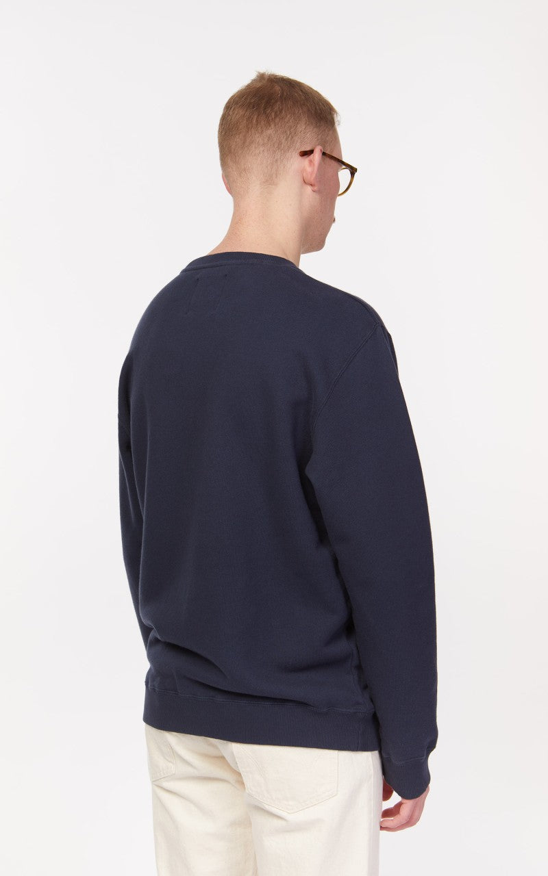 Edwin Karma Heavy Felpa Sweat Navy Blazer